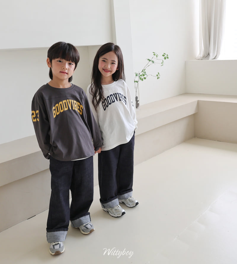 Witty Boy - Korean Children Fashion - #fashionkids - Hip Selvedge Denim Pants - 5
