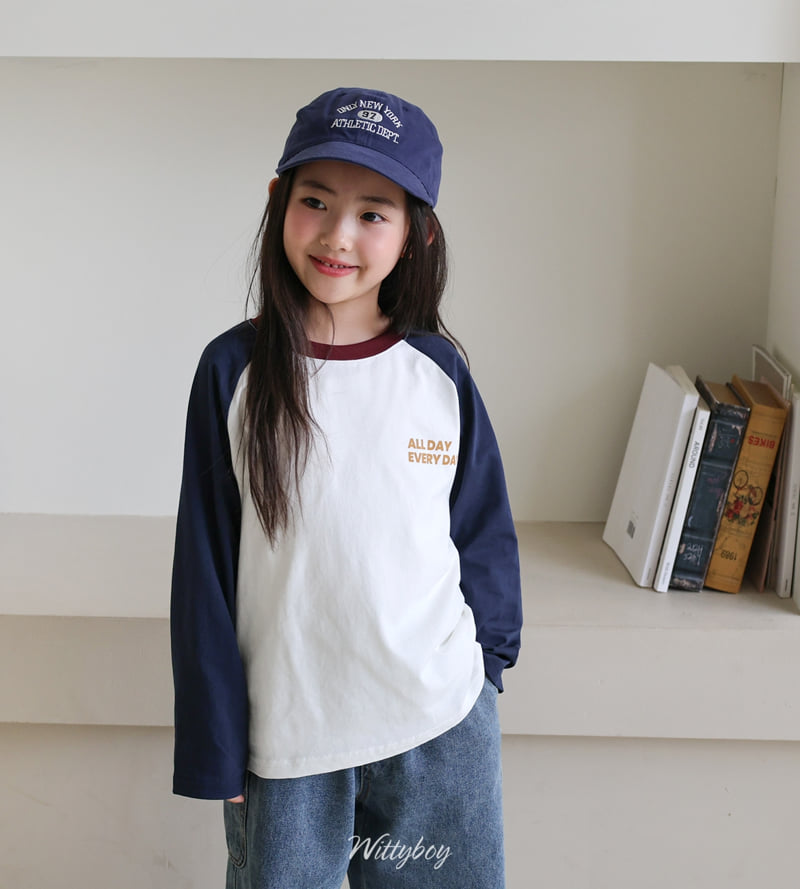 Witty Boy - Korean Children Fashion - #fashionkids - All Day Raglan Tee - 4
