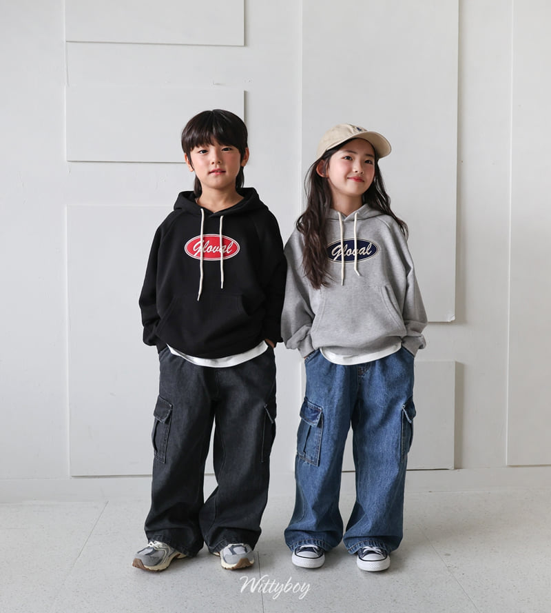 Witty Boy - Korean Children Fashion - #kidsshorts - Global Hoodie - 5