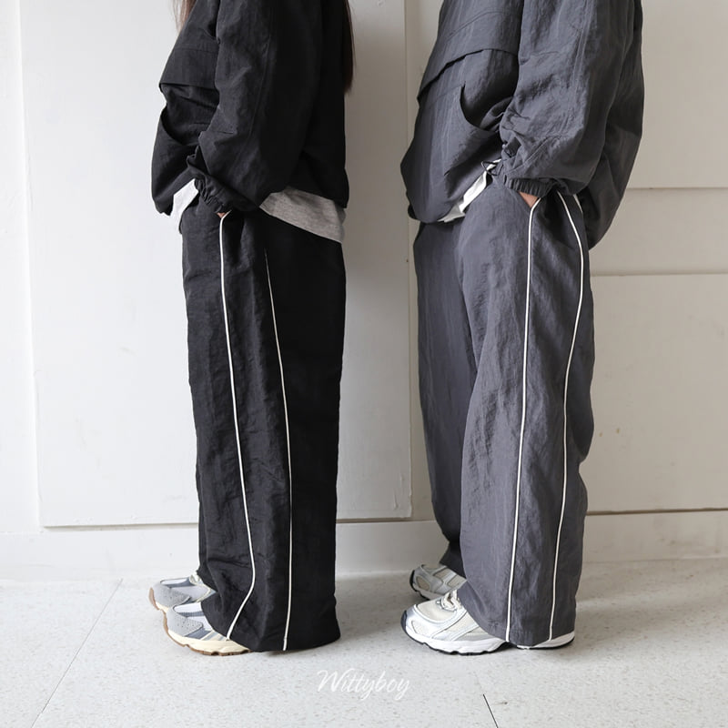 Witty Boy - Korean Children Fashion - #kidsshorts - Active Woven Pants