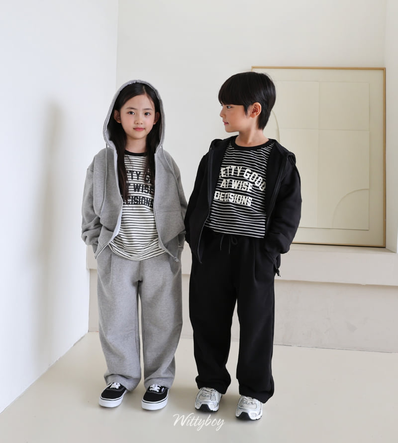 Witty Boy - Korean Children Fashion - #kidsshorts - Wise Stripe Tee - 9