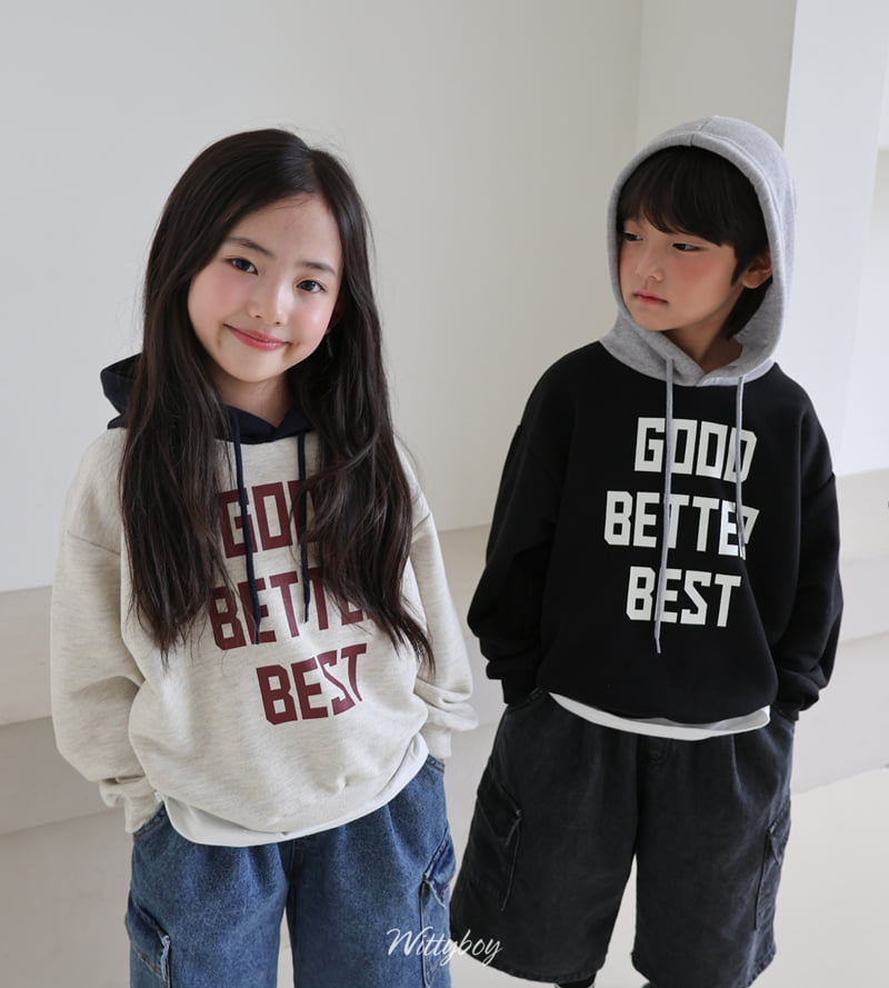Witty Boy - Korean Children Fashion - #kidsshorts - Best Hoodie - 2