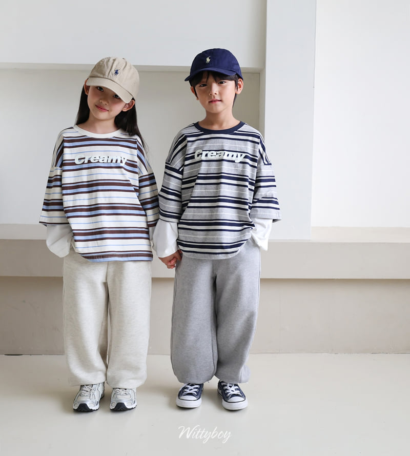 Witty Boy - Korean Children Fashion - #kidsstore - French Jogger Pants - 7