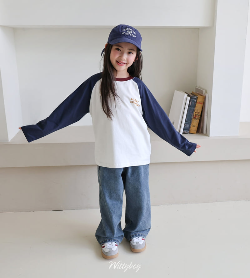 Witty Boy - Korean Children Fashion - #kidsstore - All Day Raglan Tee - 5