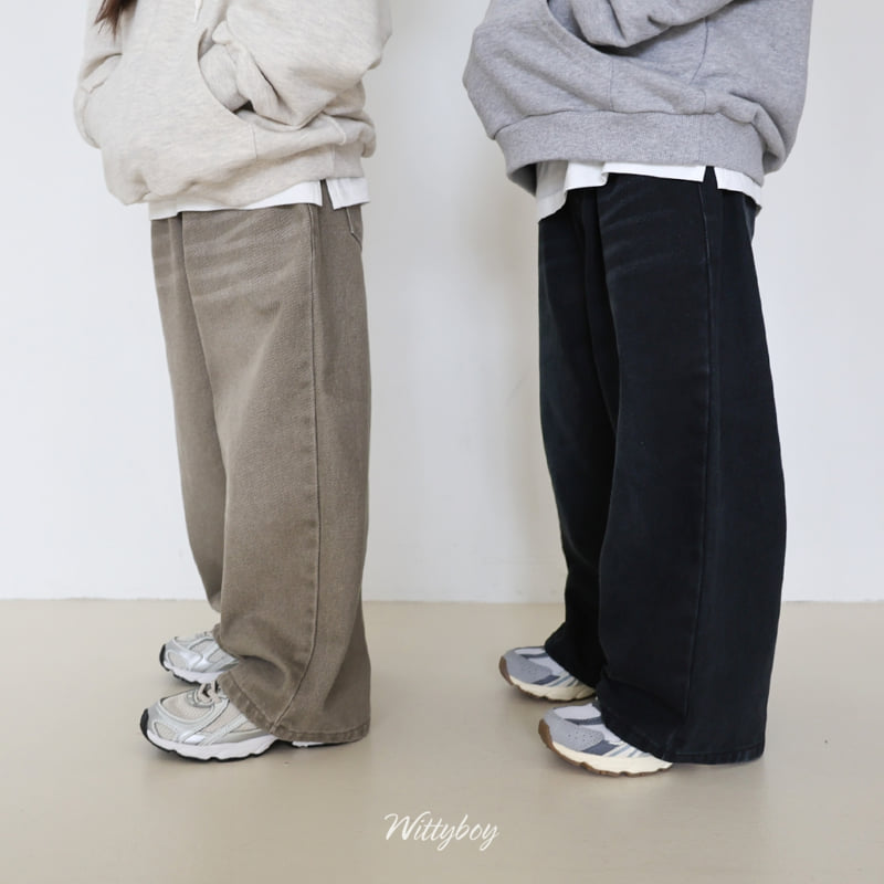 Witty Boy - Korean Children Fashion - #kidsstore - Highteen Pigment Pants