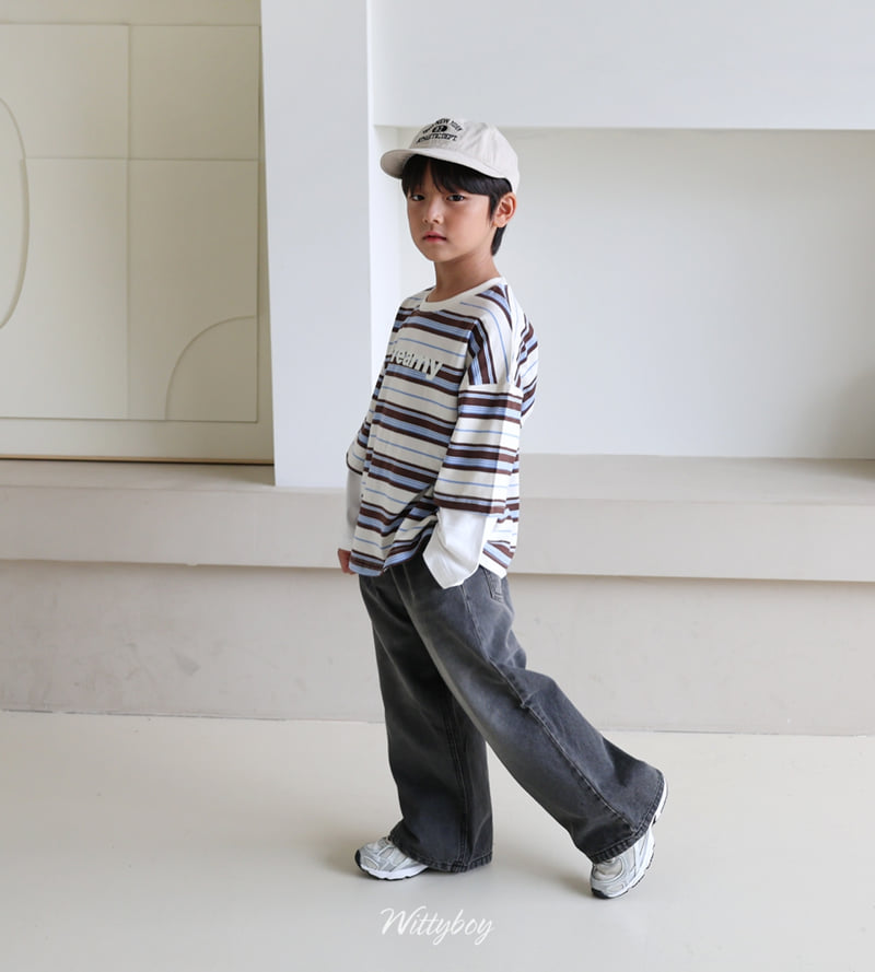 Witty Boy - Korean Children Fashion - #kidsstore - Old School Denim Pants - 11