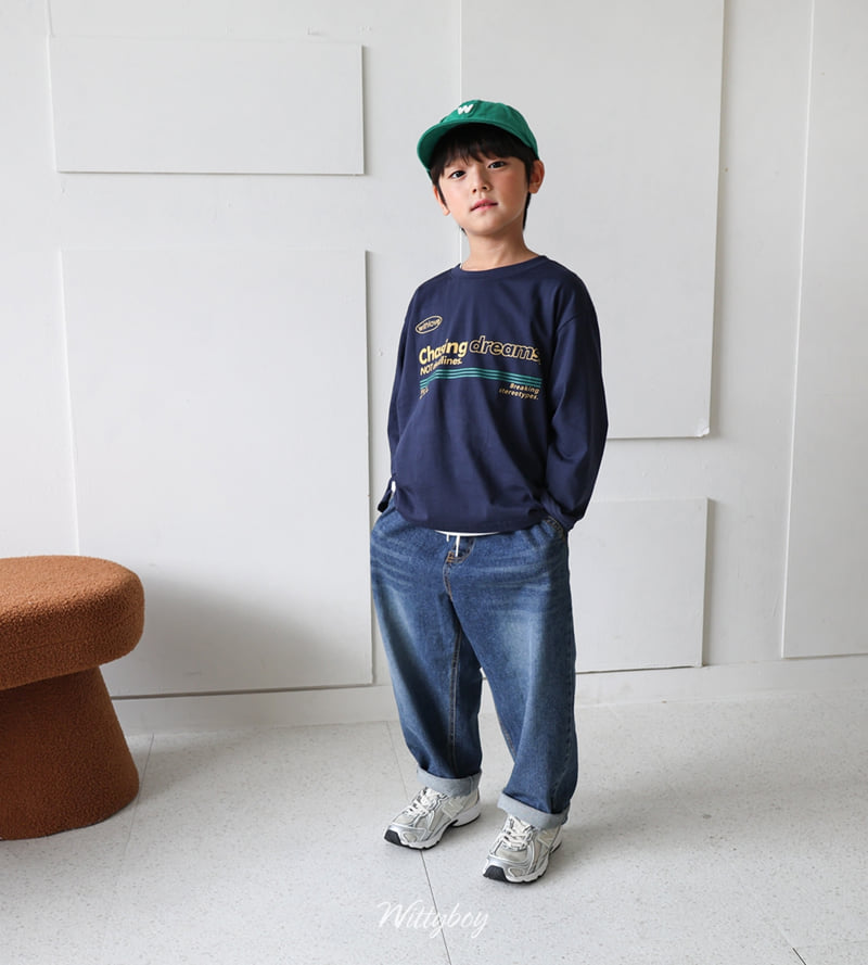 Witty Boy - Korean Children Fashion - #kidsstore - Comfort Stretch Denim Pants - 9