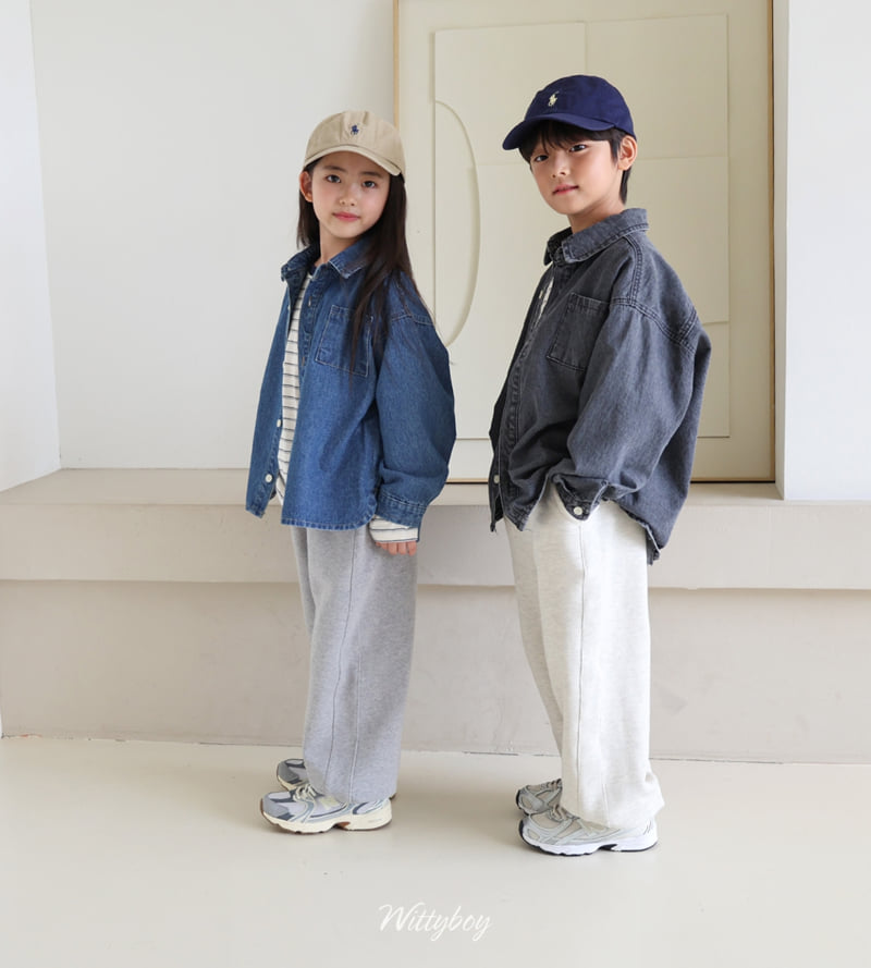 Witty Boy - Korean Children Fashion - #kidzfashiontrend - French Jogger Pants - 8