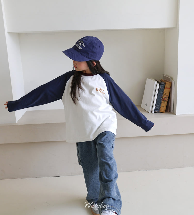 Witty Boy - Korean Children Fashion - #kidzfashiontrend - All Day Raglan Tee - 6