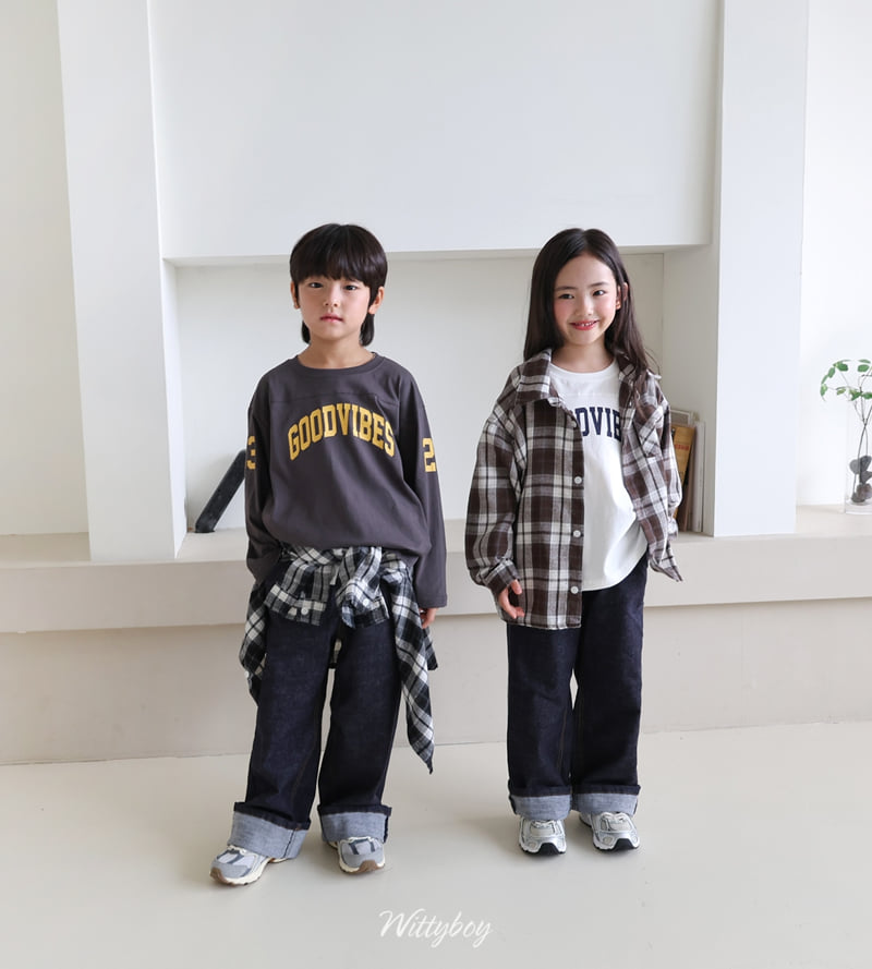Witty Boy - Korean Children Fashion - #kidzfashiontrend - Hip Selvedge Denim Pants - 8