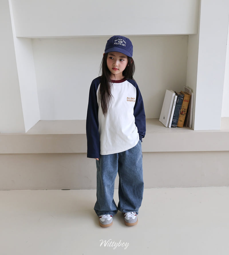 Witty Boy - Korean Children Fashion - #littlefashionista - All Day Raglan Tee - 8