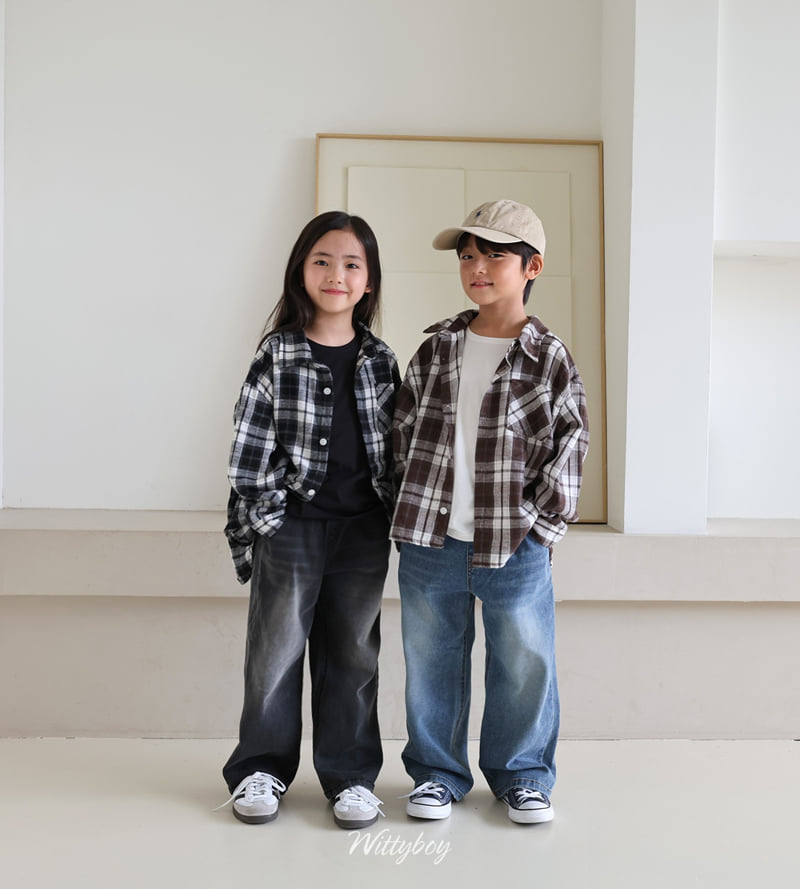 Witty Boy - Korean Children Fashion - #littlefashionista - Signature Stretch Denim Pants - 5