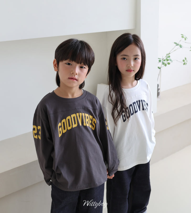 Witty Boy - Korean Children Fashion - #minifashionista - Good Vibes Tee