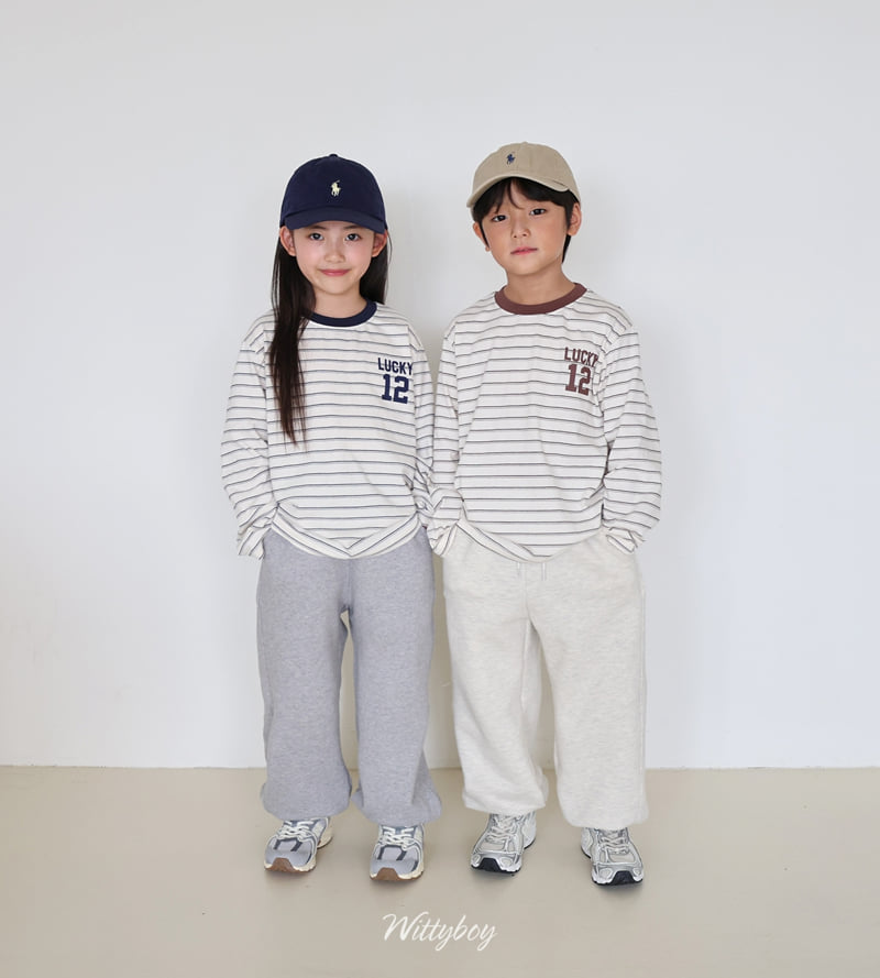 Witty Boy - Korean Children Fashion - #minifashionista - French Jogger Pants - 12