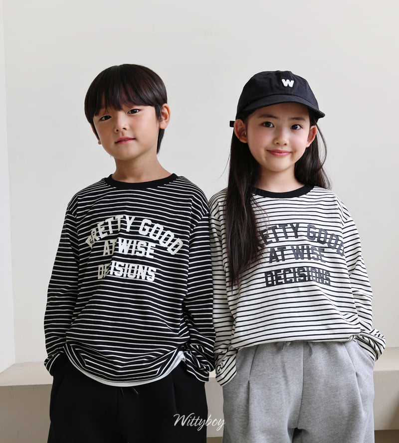Witty Boy - Korean Children Fashion - #minifashionista - Wise Stripe Tee