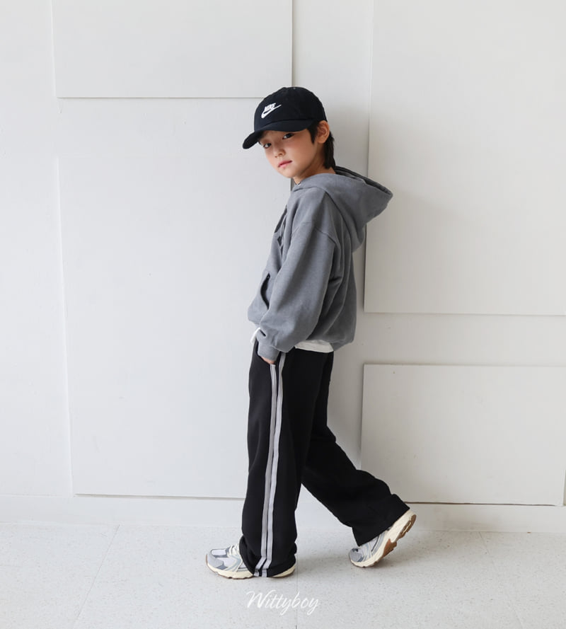 Witty Boy - Korean Children Fashion - #prettylittlegirls - Flow Line Track Pants - 10