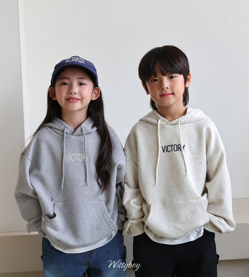 Witty Boy - Korean Children Fashion - #prettylittlegirls - Victory Hoodie