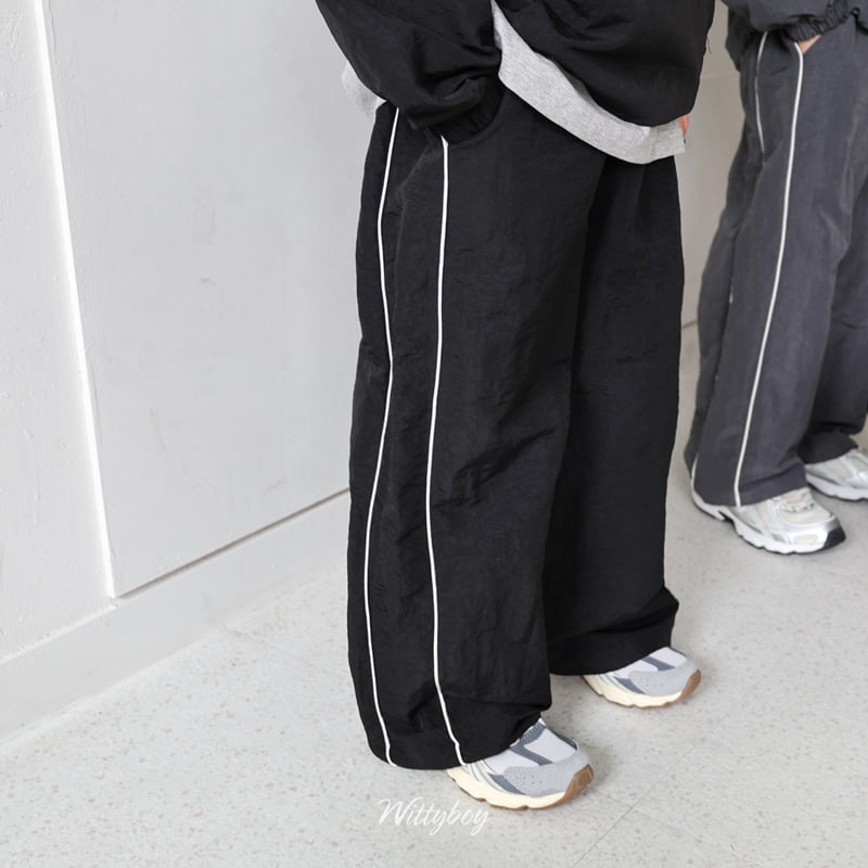 Witty Boy - Korean Children Fashion - #prettylittlegirls - Active Woven Pants - 8