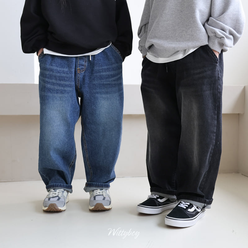 Witty Boy - Korean Children Fashion - #prettylittlegirls - Comfort Stretch Denim Pants