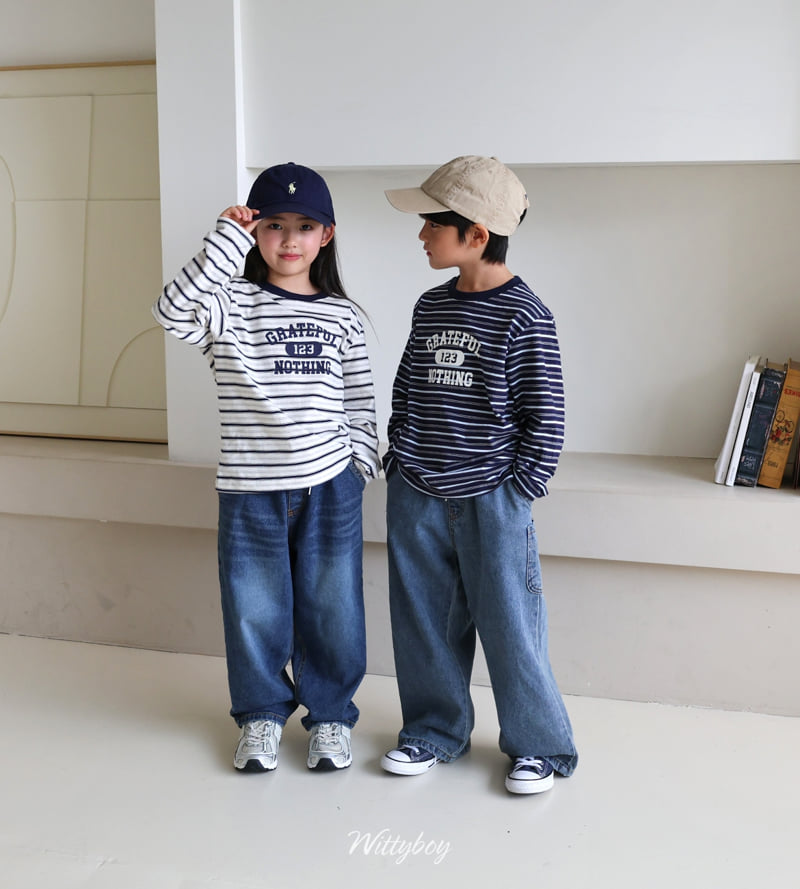 Witty Boy - Korean Children Fashion - #stylishchildhood - Rise Pocket Denim Pants - 7