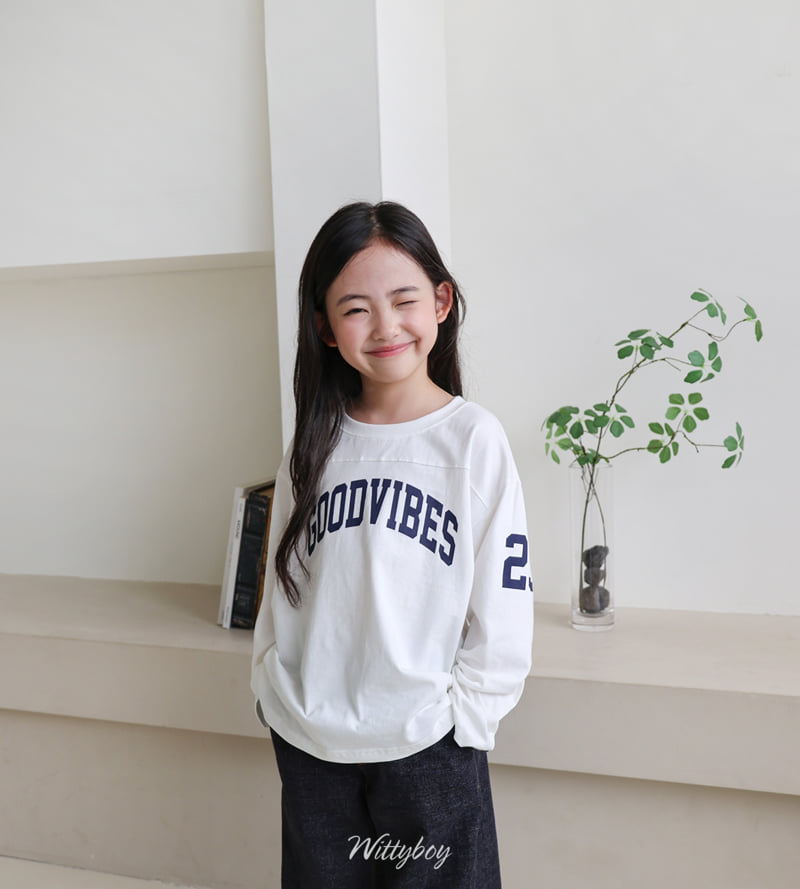 Witty Boy - Korean Children Fashion - #stylishchildhood - Good Vibes Tee - 5