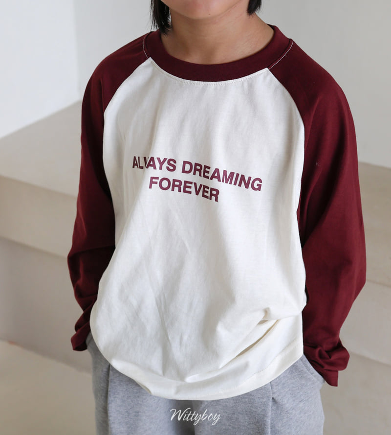 Witty Boy - Korean Children Fashion - #stylishchildhood - Dreaming Raglan Tee - 2