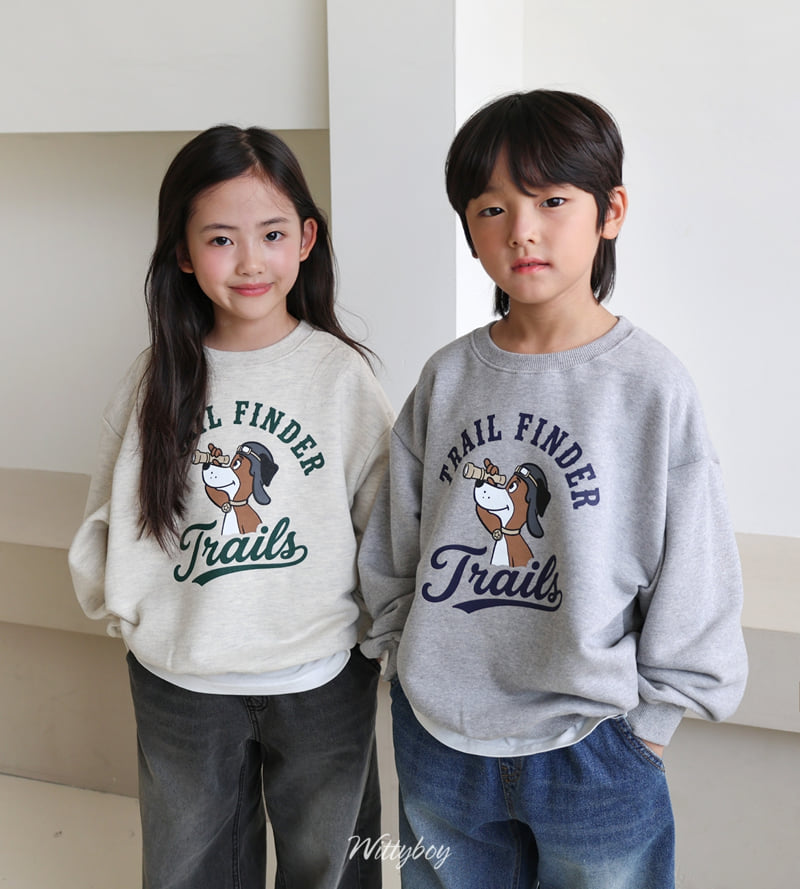 Witty Boy - Korean Children Fashion - #stylishchildhood - Trail Sweatshirt