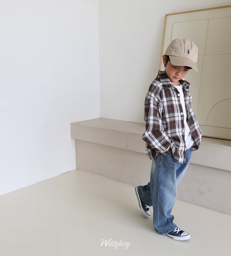 Witty Boy - Korean Children Fashion - #stylishchildhood - Signature Stretch Denim Pants - 11