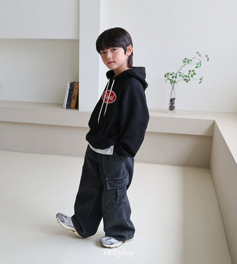 Witty Boy - Korean Children Fashion - #stylishchildhood - Wannabe Cargo Denim Pants - 10