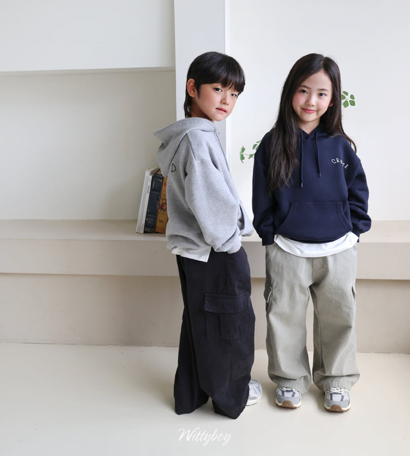 Witty Boy - Korean Children Fashion - #stylishchildhood - Cre-Aide Hoodie - 9