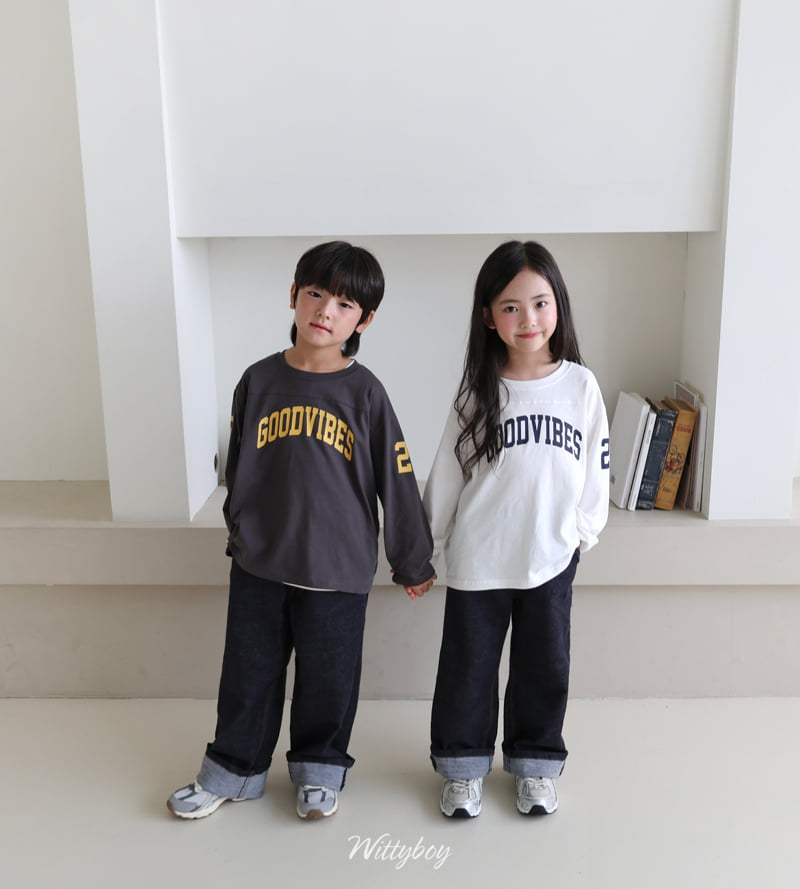 Witty Boy - Korean Children Fashion - #todddlerfashion - Good Vibes Tee - 3