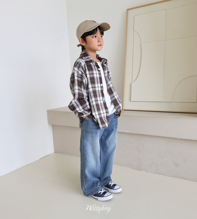 Witty Boy - Korean Children Fashion - #todddlerfashion - Signature Stretch Denim Pants - 9