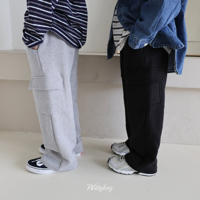 Witty Boy - Korean Children Fashion - #toddlerclothing - Standard Cargo Sweatpants - 5