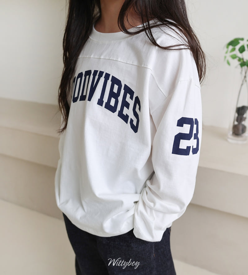 Witty Boy - Korean Children Fashion - #todddlerfashion - Good Vibes Tee - 4
