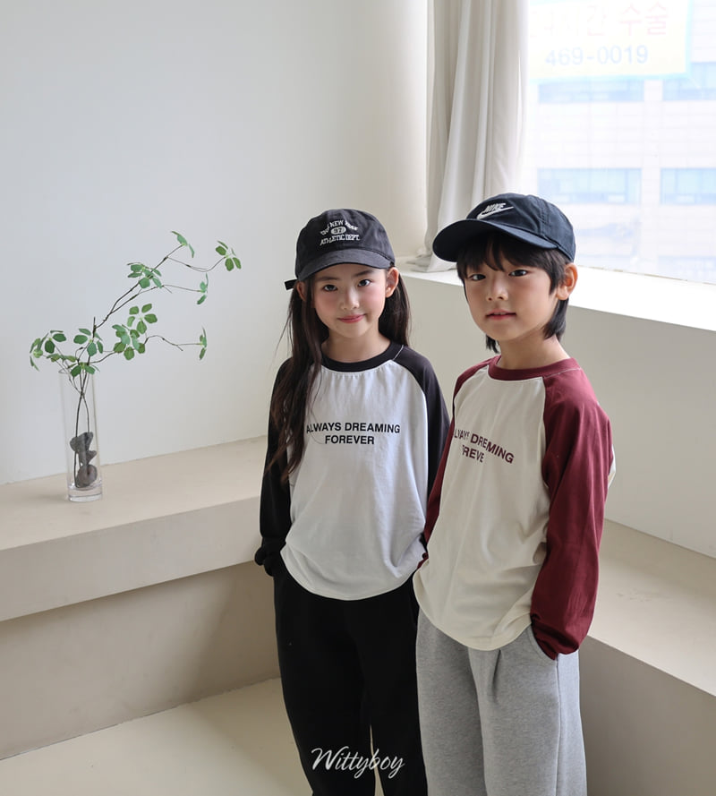 Witty Boy - Korean Children Fashion - #toddlerclothing - Dreaming Raglan Tee