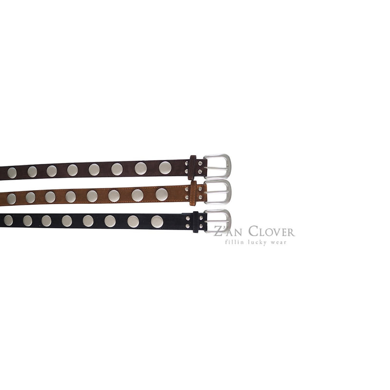 Zan Clover - Korean Children Fashion - #Kfashion4kids - Round Stud Belt - 9