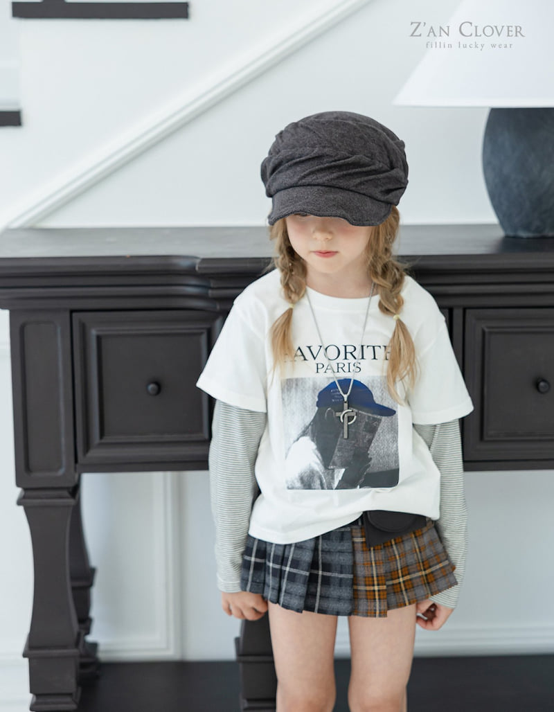 Zan Clover - Korean Children Fashion - #Kfashion4kids - Paris Layered Tee - 8
