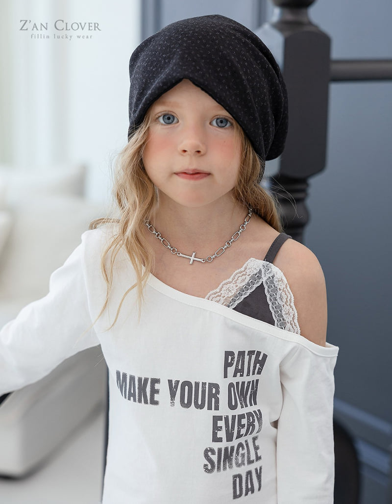 Zan Clover - Korean Children Fashion - #Kfashion4kids - Link Cross Necklace - 2