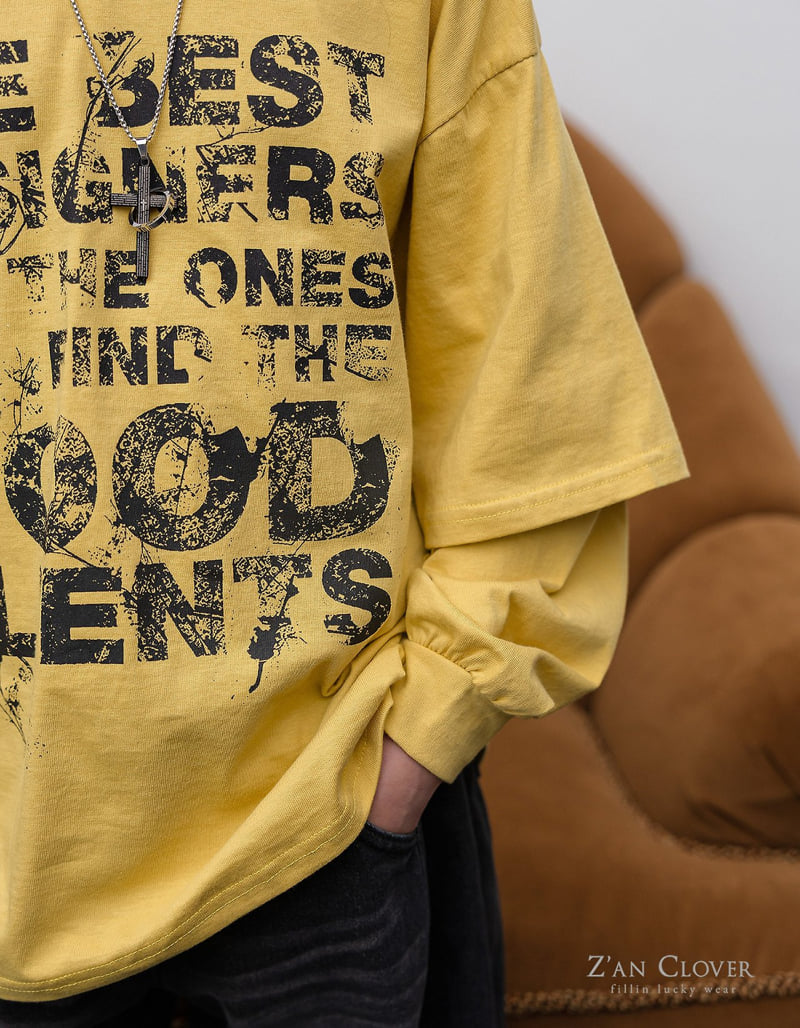 Zan Clover - Korean Children Fashion - #childofig - Vintage Layered Tee - 12
