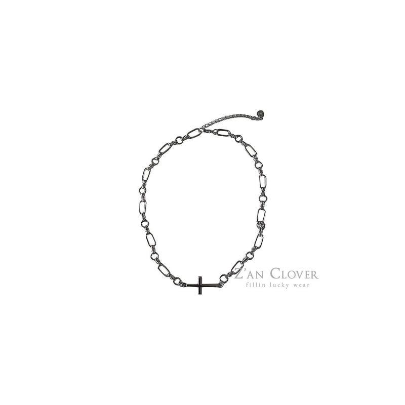 Zan Clover - Korean Children Fashion - #childofig - Link Cross Necklace - 7