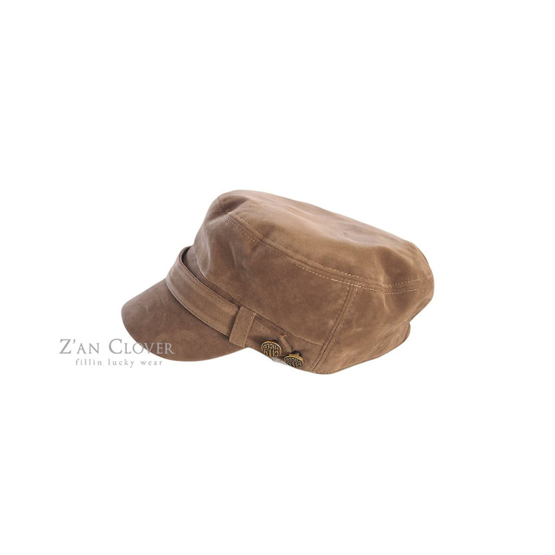 Zan Clover - Korean Children Fashion - #childrensboutique - Suede Marine Cap - 7