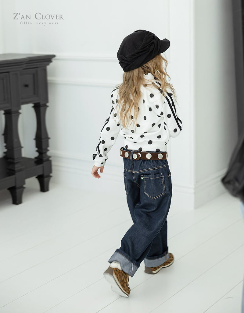 Zan Clover - Korean Children Fashion - #childrensboutique - Round Stud Belt - 2