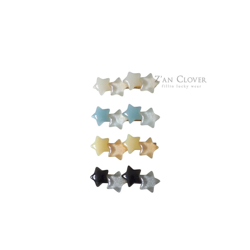 Zan Clover - Korean Children Fashion - #designkidswear - Shine Star Hair Clip - 5