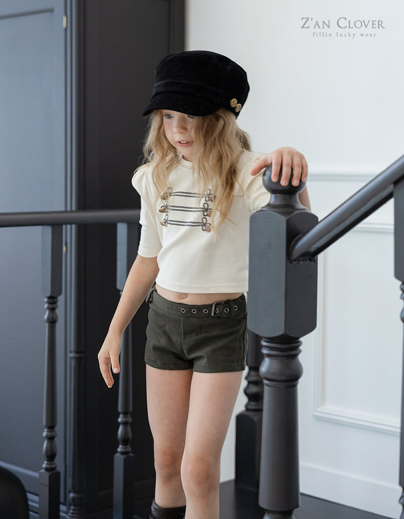 Zan Clover - Korean Children Fashion - #discoveringself - Royal Button Tee - 6