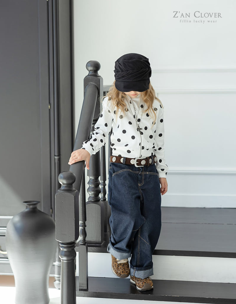 Zan Clover - Korean Children Fashion - #designkidswear - Round Stud Belt - 4
