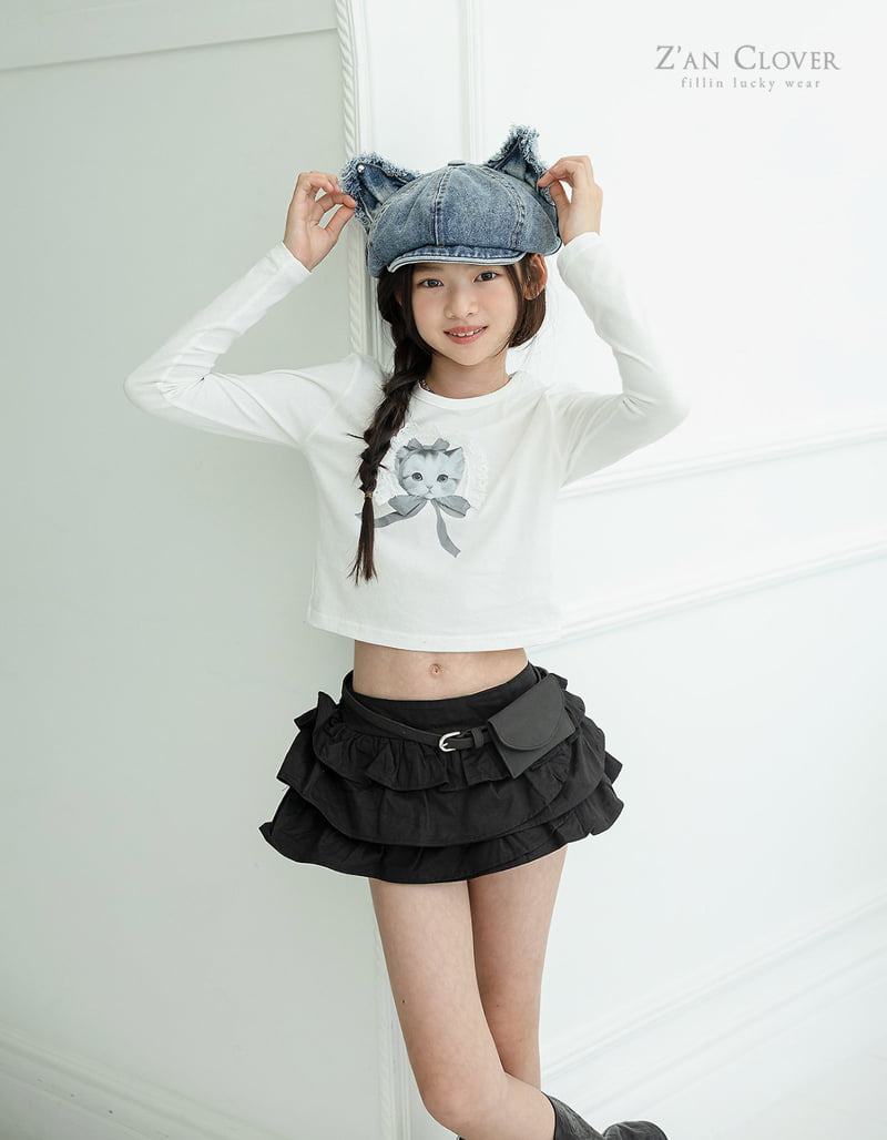 Zan Clover - Korean Children Fashion - #fashionkids - Bohemian Cancan Skirt - 8