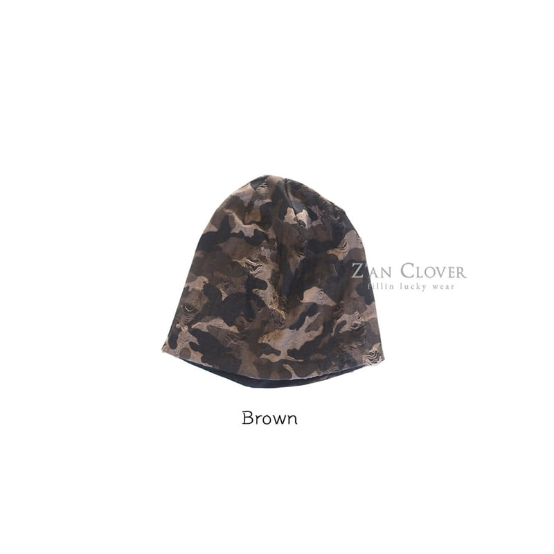 Zan Clover - Korean Children Fashion - #fashionkids - Burnout Camo Beanie - 12
