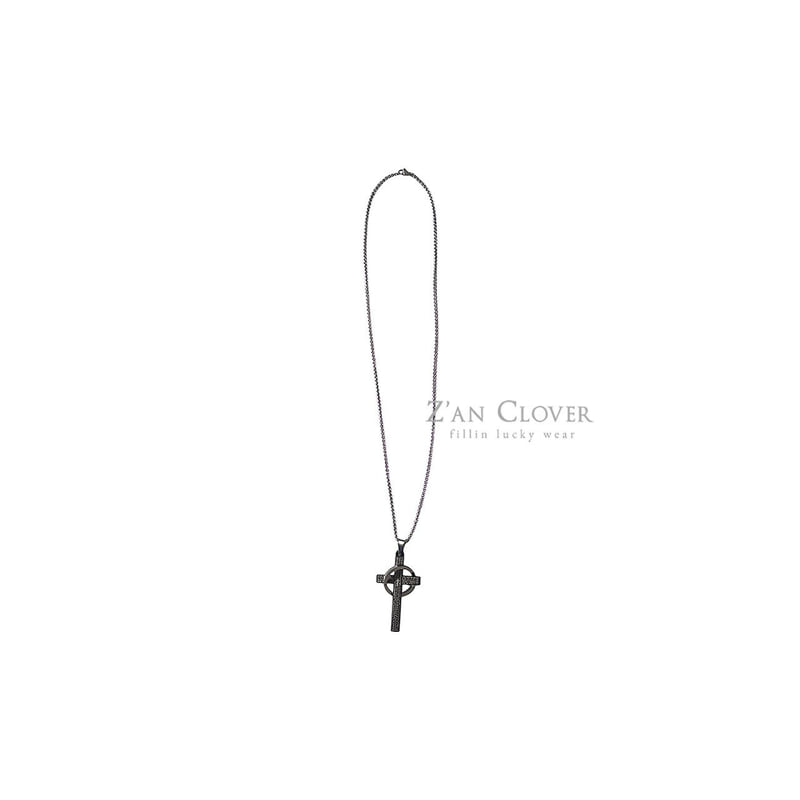 Zan Clover - Korean Children Fashion - #fashionkids - Layered Cross Long Necklace - 9