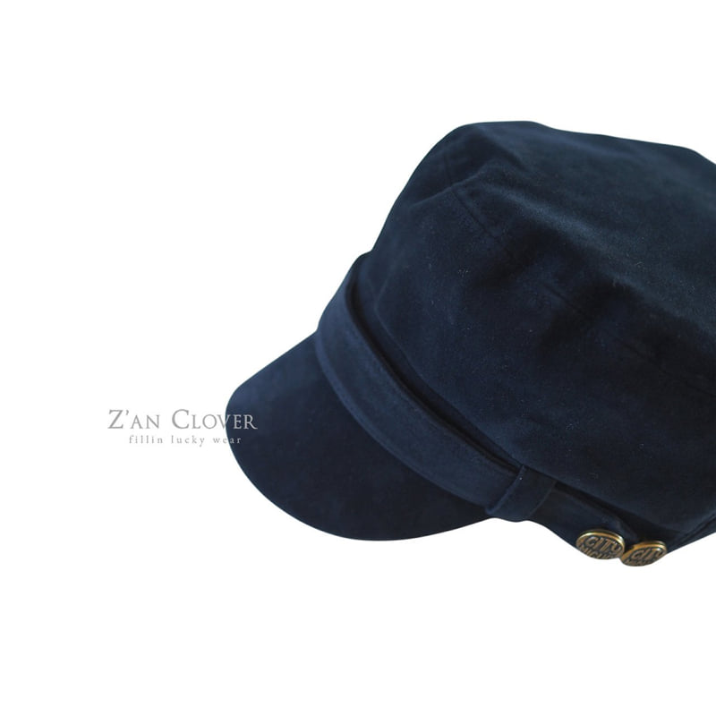 Zan Clover - Korean Children Fashion - #kidsshorts - Suede Marine Cap - 11