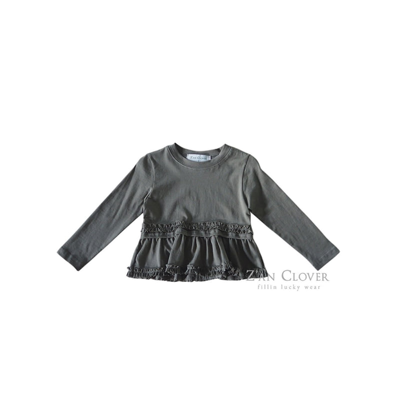 Zan Clover - Korean Children Fashion - #kidsstore - Ruffle Frill Tee - 3